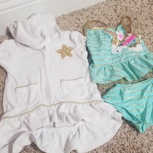 Swimsuit and cover up